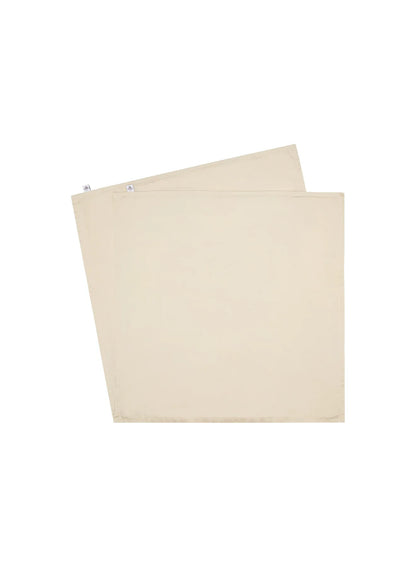 Plain ecru x2 pillowcases in cotton and TENCEL™ Lyocell