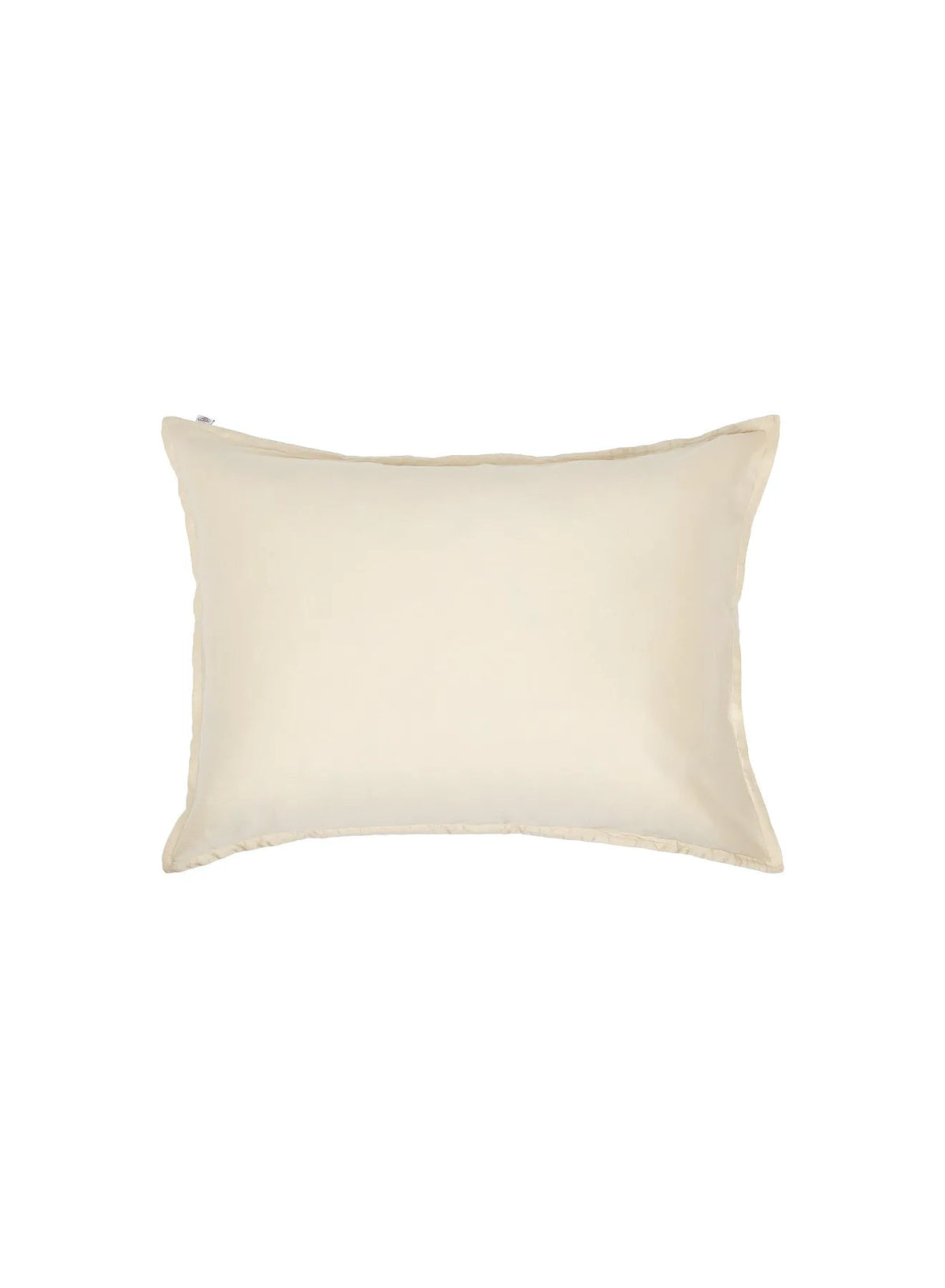 Plain ecru x2 pillowcases in cotton and TENCEL™ Lyocell