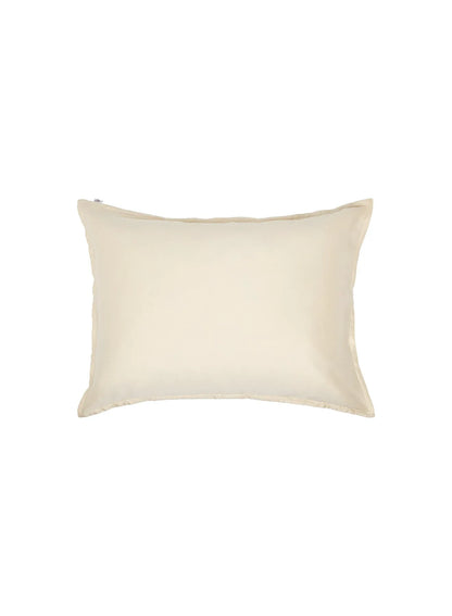 Plain ecru x2 pillowcases in cotton and TENCEL™ Lyocell