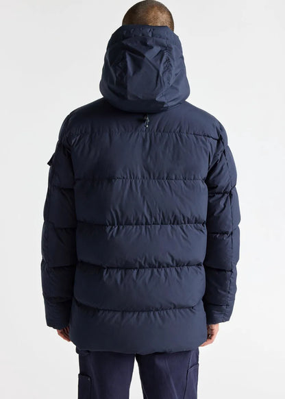 Men's hooded down jacket Pyrenex Sterling Amiral