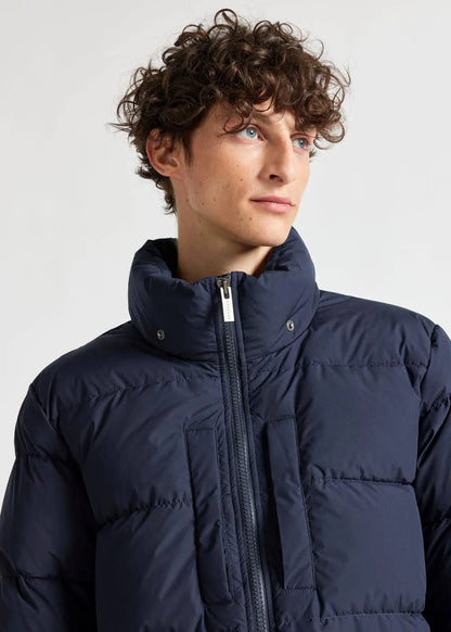 Men's hooded down jacket Pyrenex Sterling Amiral