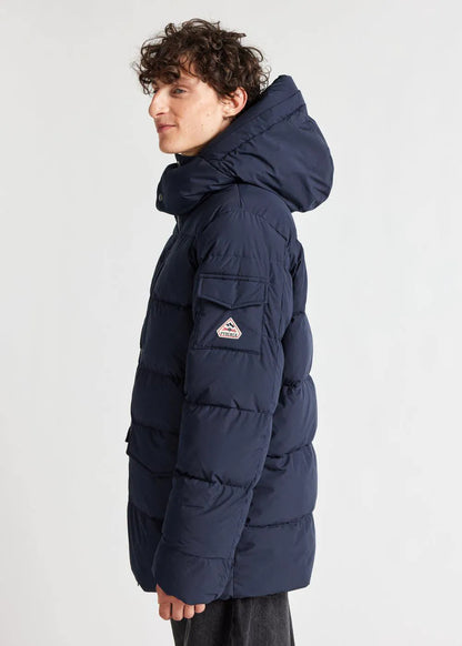 Men's hooded down jacket Pyrenex Sterling Amiral