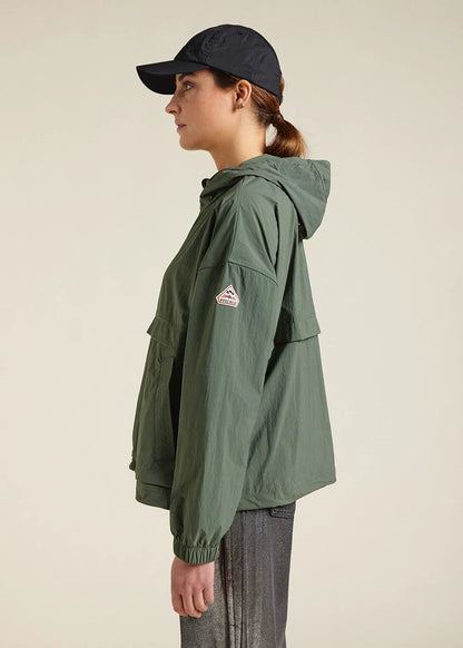 Short women's windbreaker in recycled fabric Pyrenex Yoko Jungle