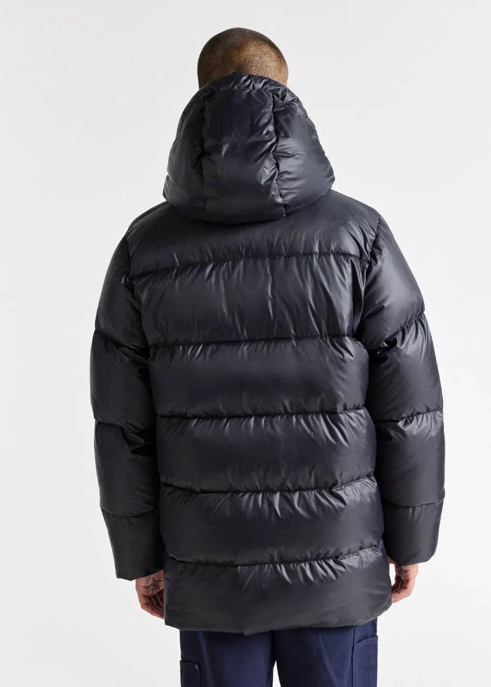 Hooded down jacket for men Pyrenex Evolve Black