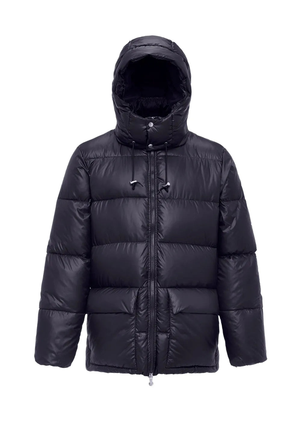 Hooded down jacket for men Pyrenex Evolve Black