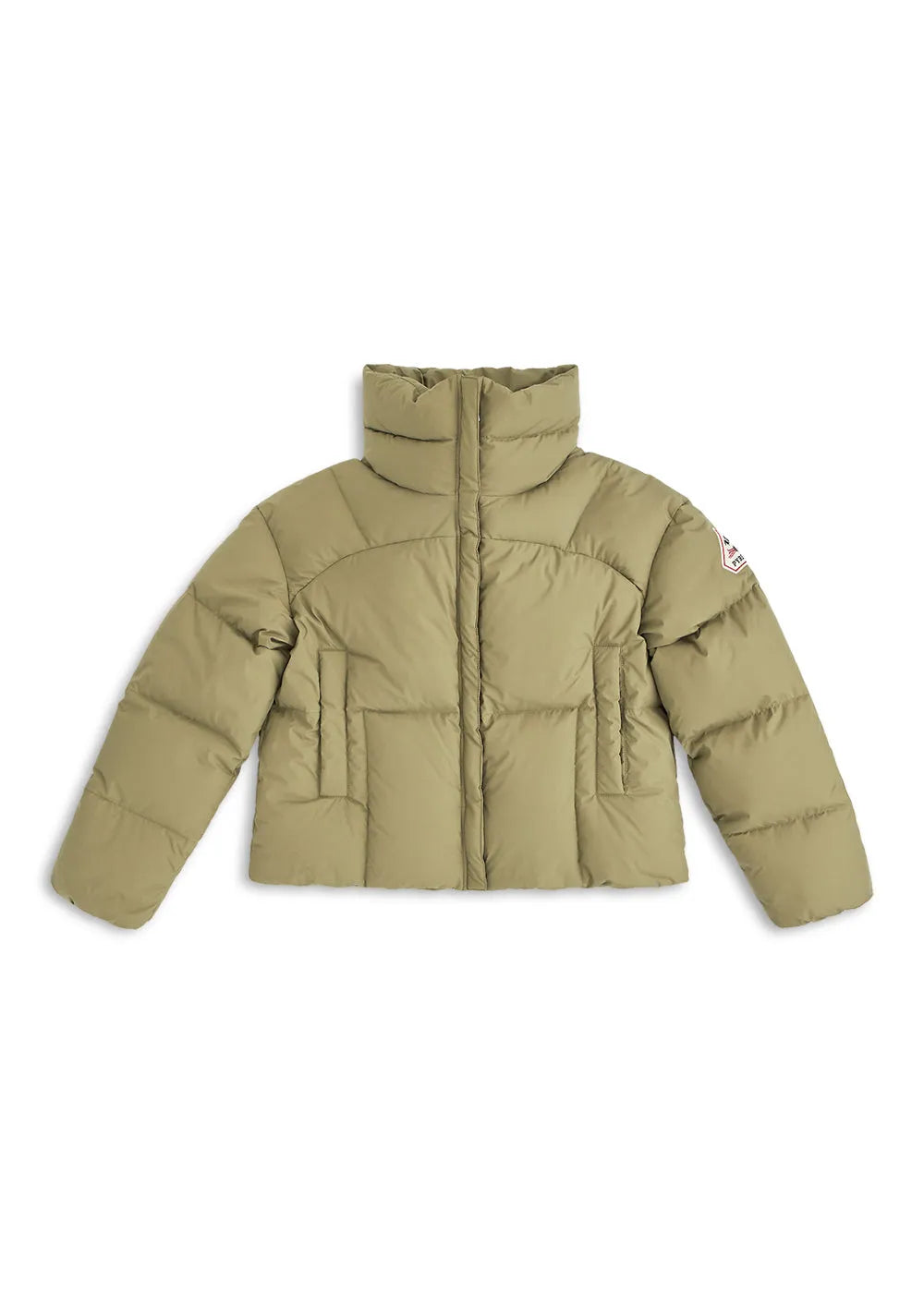 Women's short down jacket Pyrenex Harmonie Crop Mermaid