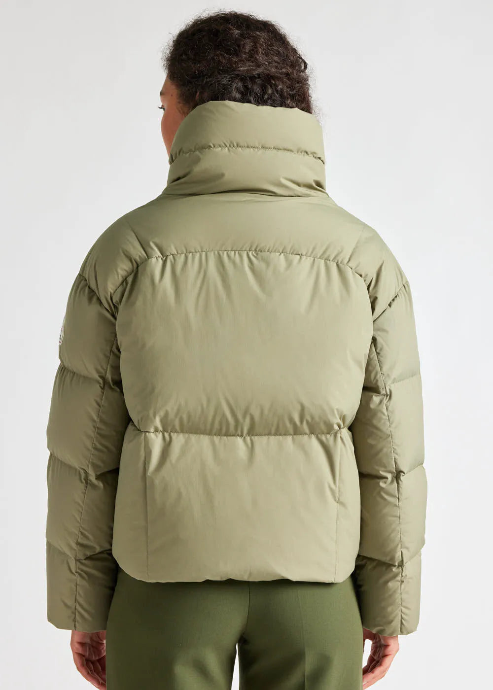 Women's short down jacket Pyrenex Harmonie Crop Mermaid