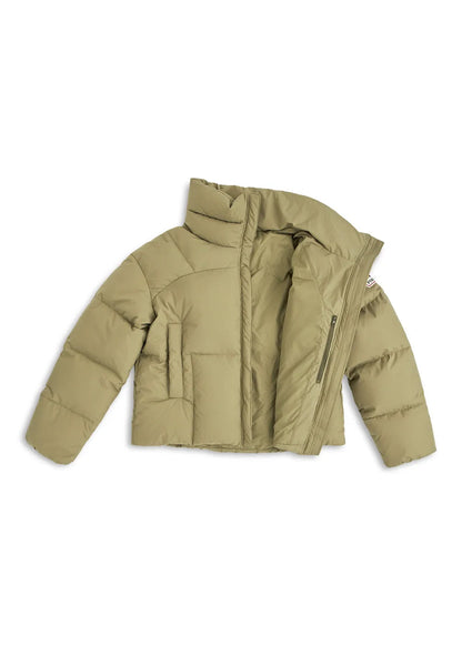 Women's short down jacket Pyrenex Harmonie Crop Mermaid