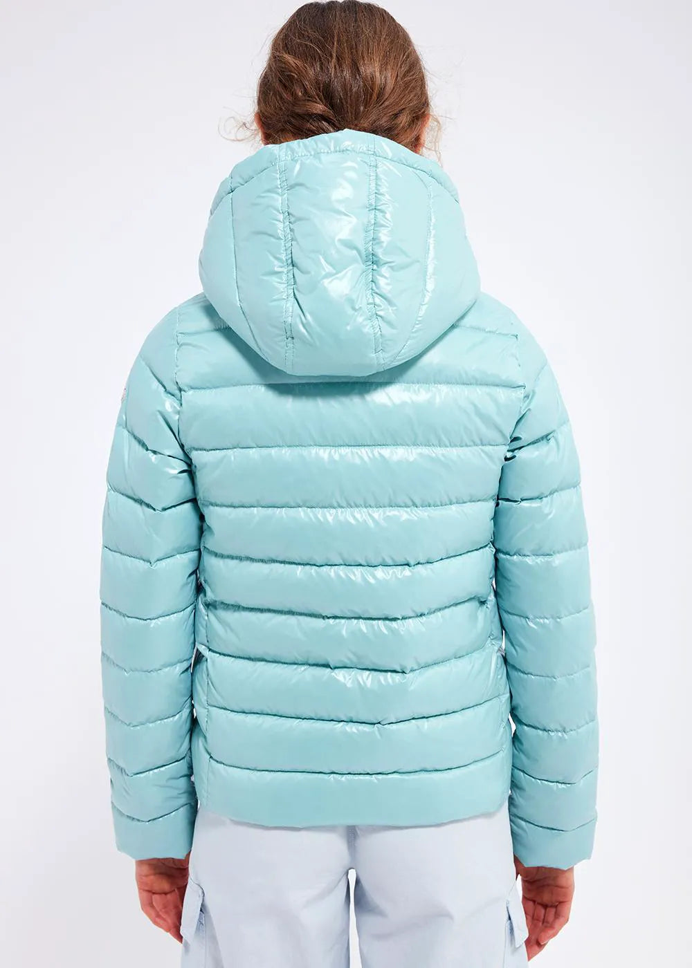 Shiny women's down jacket Pyrenex Spoutnic Aquifer