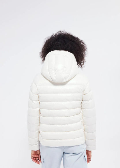 Pyrenex Spoutnic Milk women's shiny down jacket