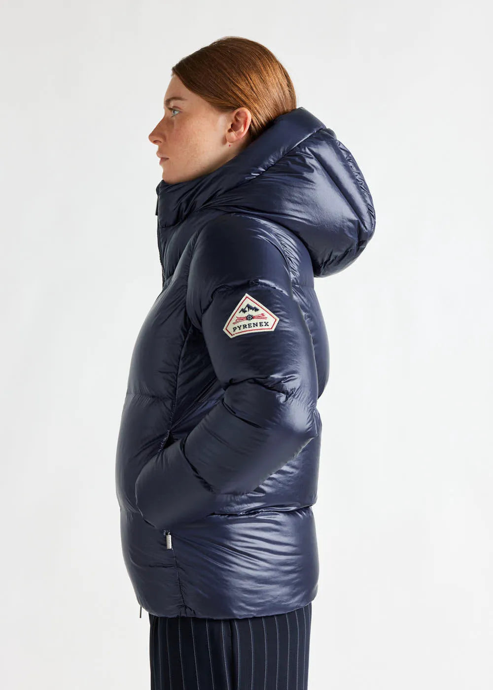 Pyrenex Karla women's hooded down jacket Amiral