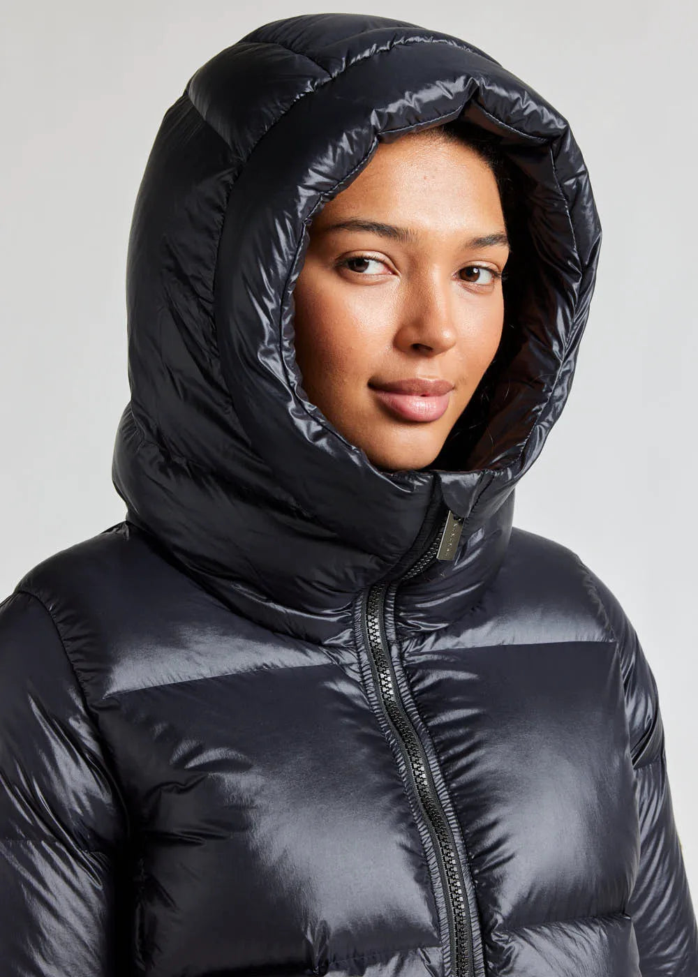 Women's hooded down jacket Pyrenex Karla Black