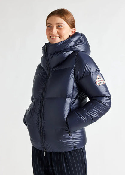 Pyrenex Karla women's hooded down jacket Amiral
