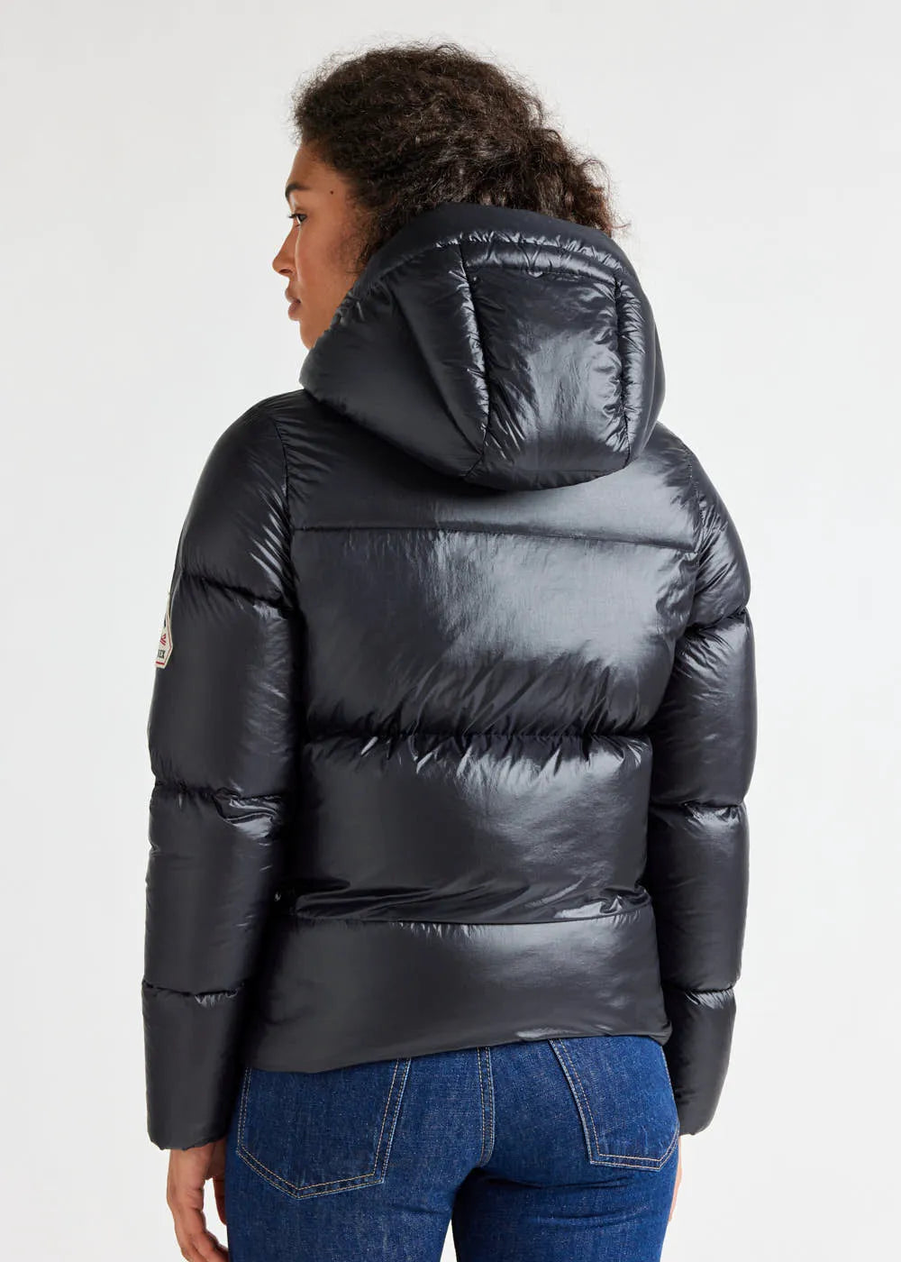 Women's hooded down jacket Pyrenex Karla Black