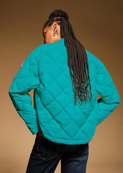 Lightweight women's cross-quilted down jacket Suzane Alhambra