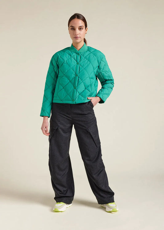Lightweight women's cross-quilted down jacket Suzane Alhambra
