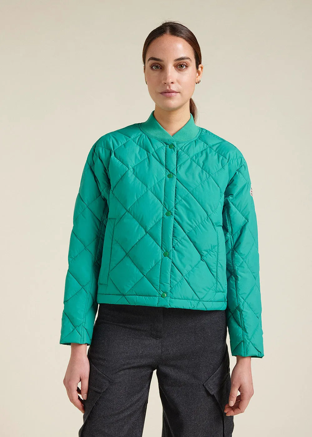 Lightweight women's cross-quilted down jacket Suzane Alhambra