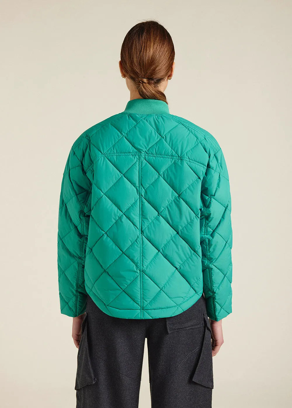 Lightweight women's cross-quilted down jacket Suzane Alhambra