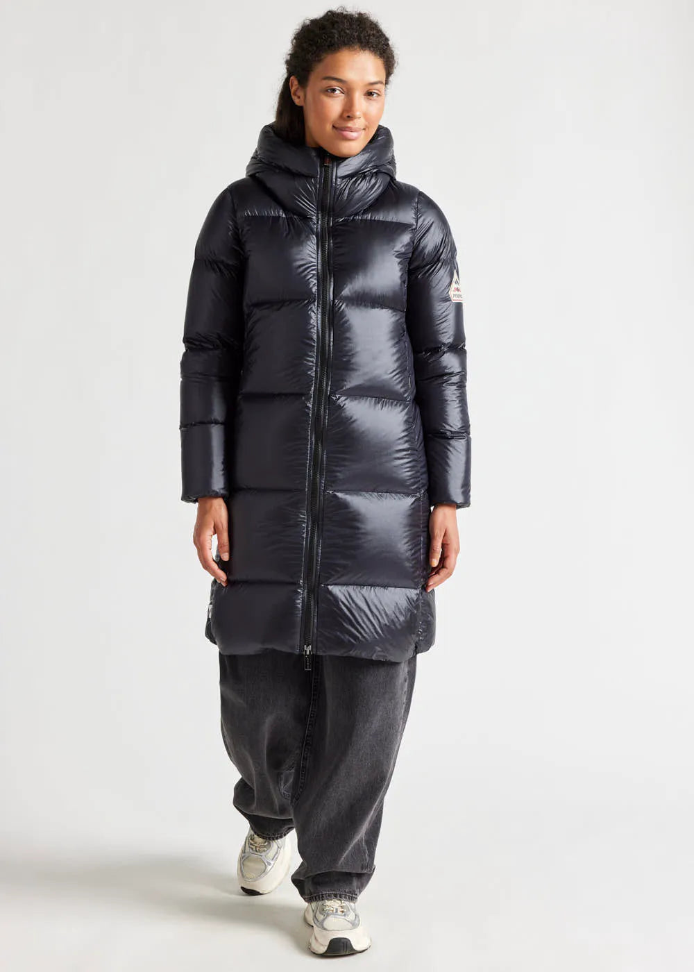 Pyrenex Tamara Black women's long down jacket
