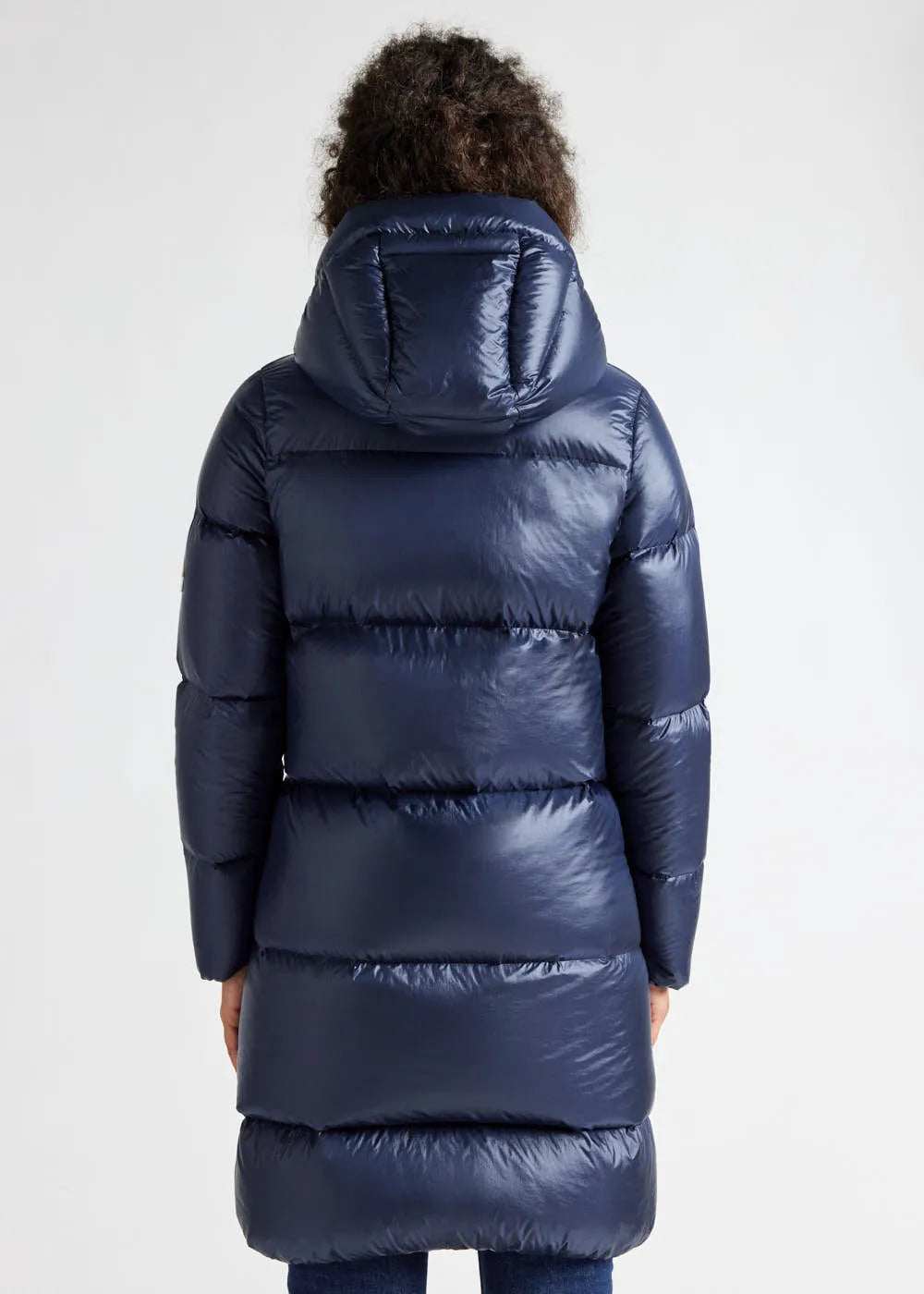 Pyrenex Tamara women's long down jacket Amiral