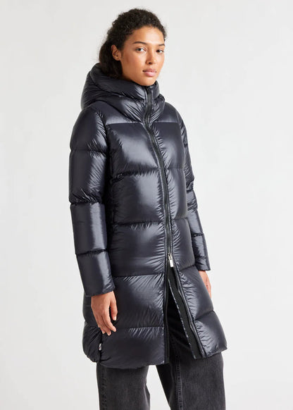 Pyrenex Tamara Black women's long down jacket