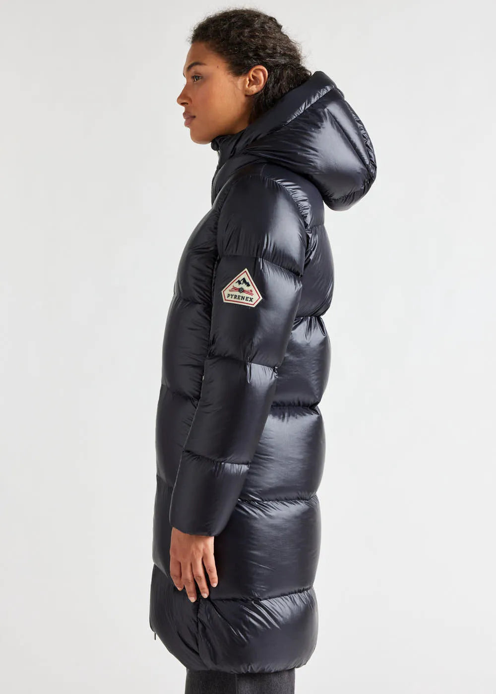 Pyrenex Tamara Black women's long down jacket