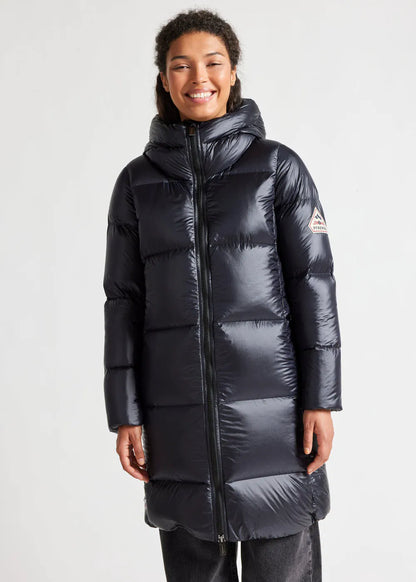 Pyrenex Tamara Black women's long down jacket