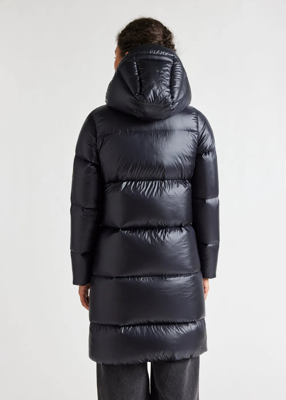 Pyrenex Tamara Black women's long down jacket