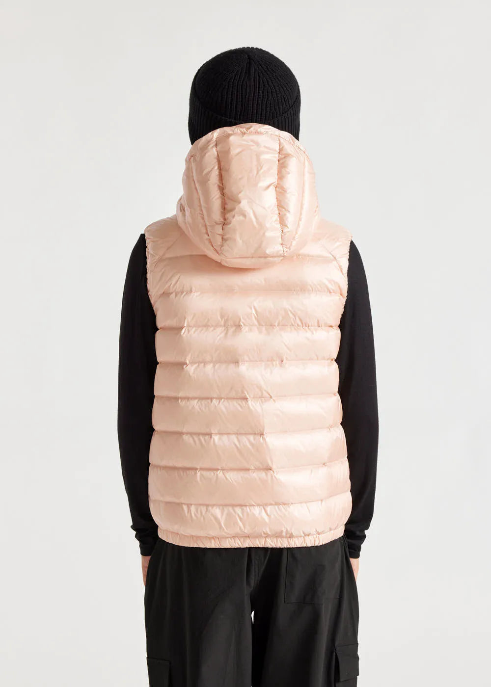 Pyrenex Cheslin Peach Whip children's sleeveless down gilet