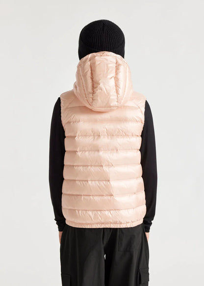 Pyrenex Cheslin Peach Whip children's sleeveless down gilet