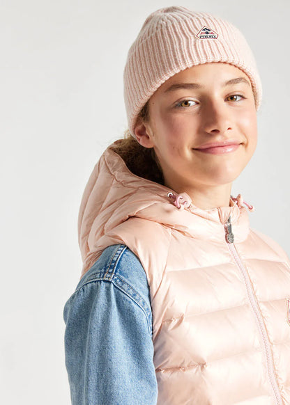 Pyrenex Cheslin Peach Whip children's sleeveless down gilet