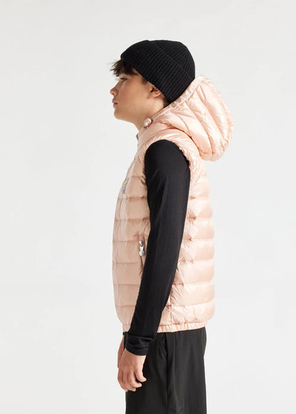 Pyrenex Cheslin Peach Whip children's sleeveless down gilet