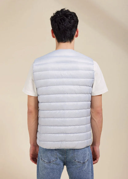 Ultra-lightweight gilet for men Aero Arctic ice
