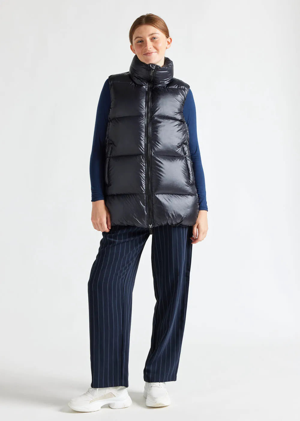 Women's sleeveless down jacket Pyrenex Tamara Black