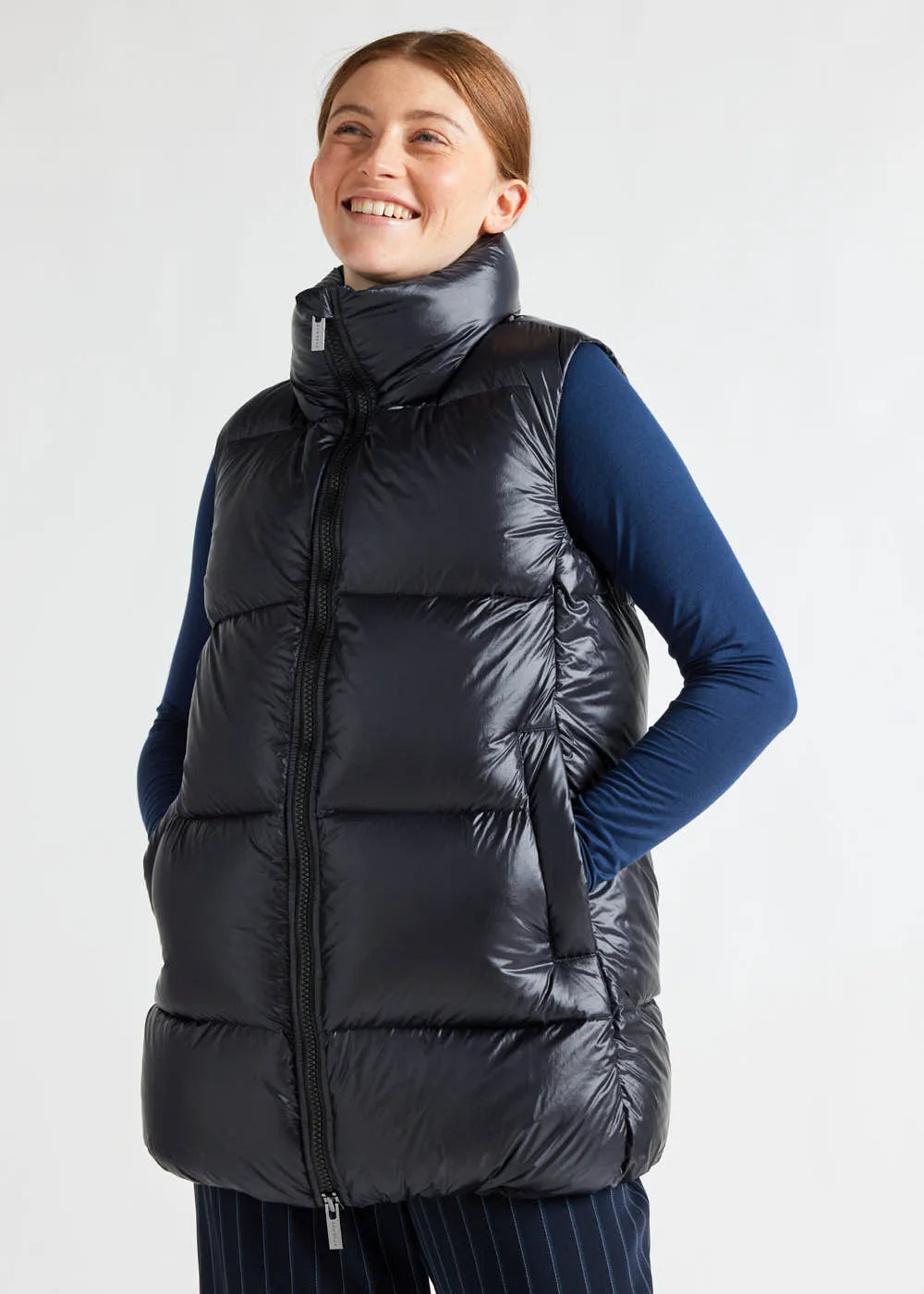 Women's sleeveless down jacket Pyrenex Tamara Black