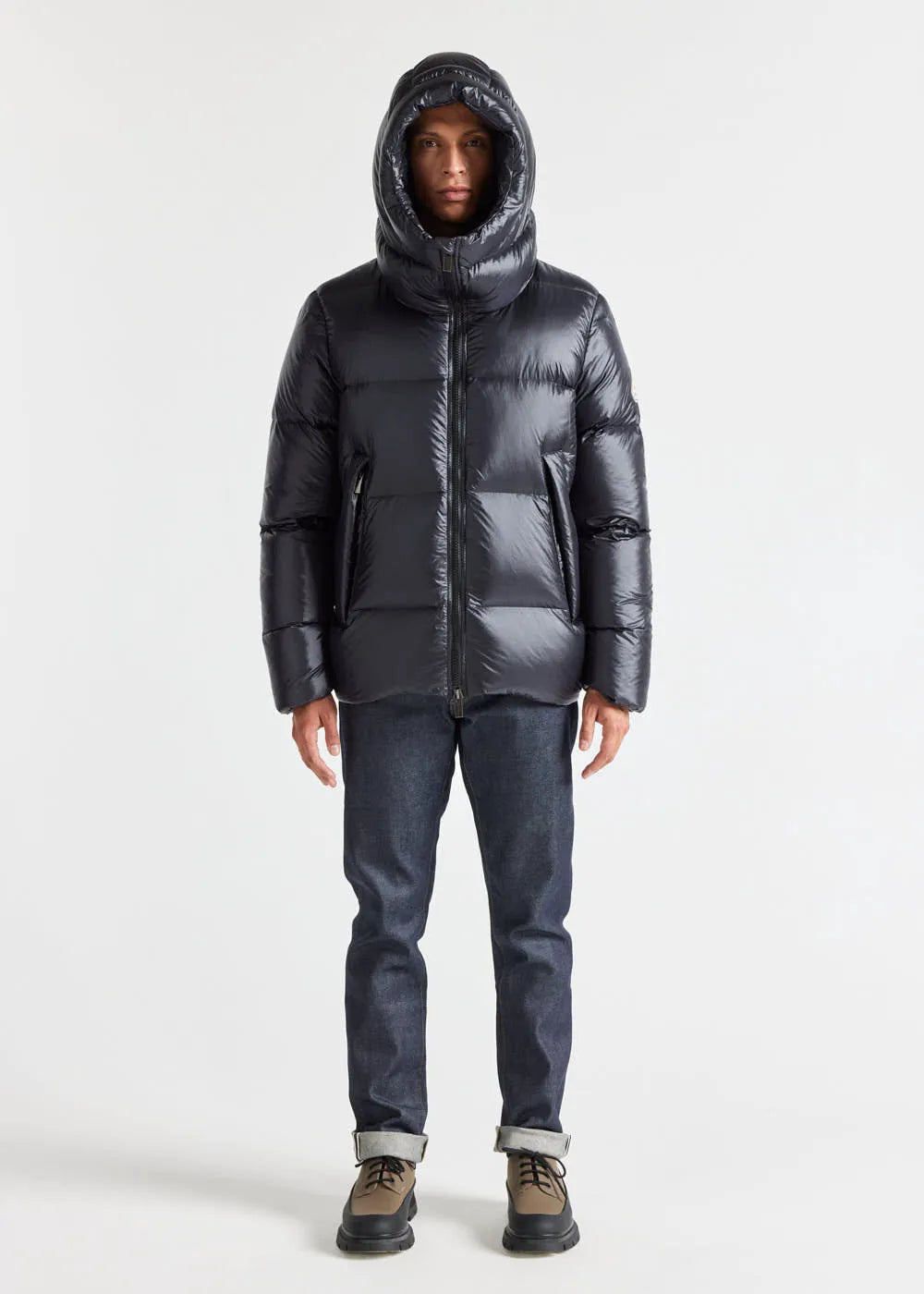 Men's natural down jacket Pyrenex Barry Black