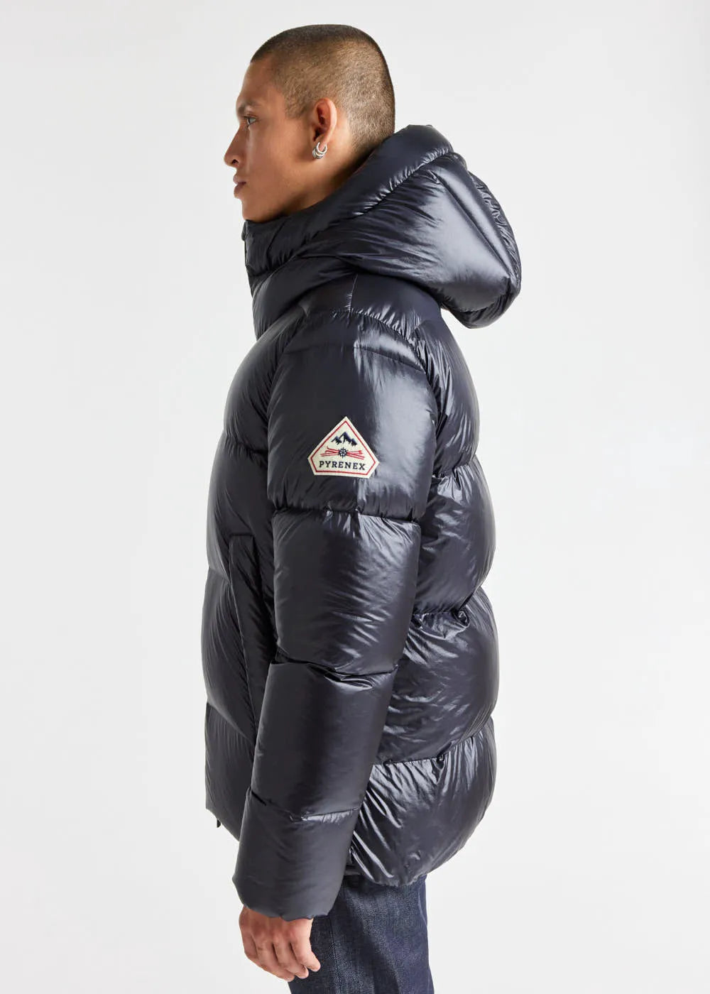 Men's natural down jacket Pyrenex Barry Black