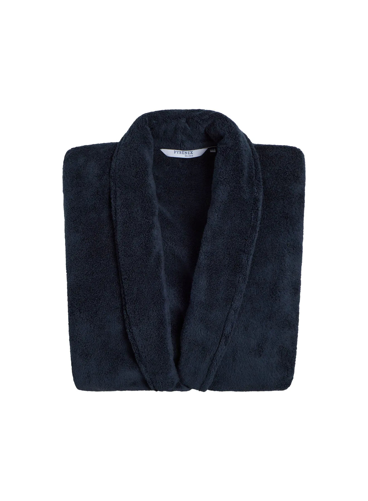 Hana dark blue cotton bathrobe