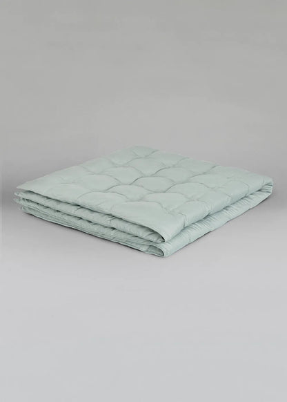 Caresse Vert de gris Blanket