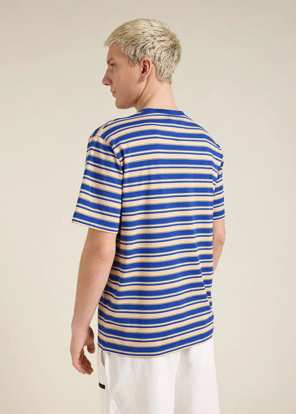 Pyrenex Horizon Blue Print unisex striped organic cotton t-shirt
