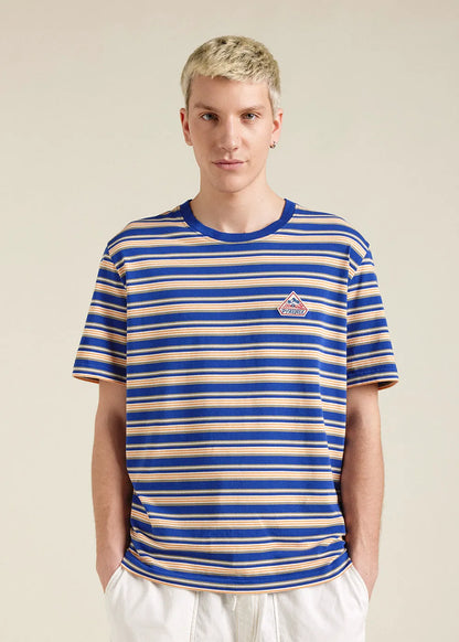 Pyrenex Horizon Blue Print unisex striped organic cotton t-shirt