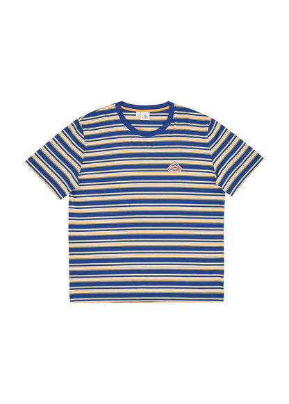 Pyrenex Horizon Blue Print unisex striped organic cotton t-shirt