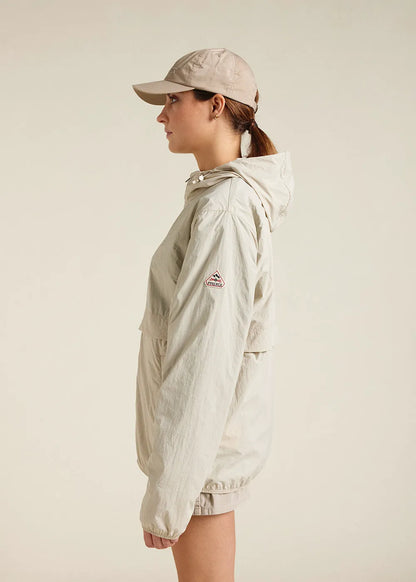Unisex hooded windbreaker Ridge Oyster gray