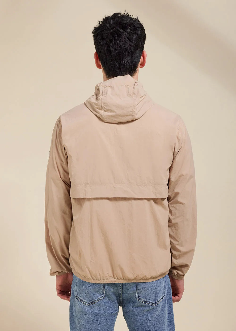 Ridge Cuban sand unisex hooded windbreaker