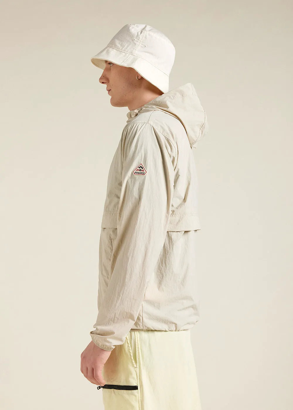 Unisex hooded windbreaker Ridge Oyster gray