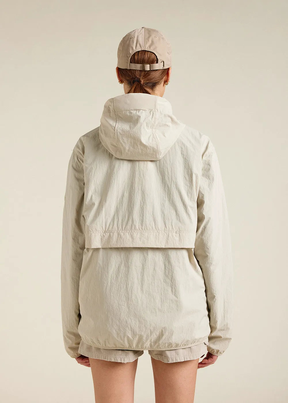 Unisex hooded windbreaker Ridge Oyster gray