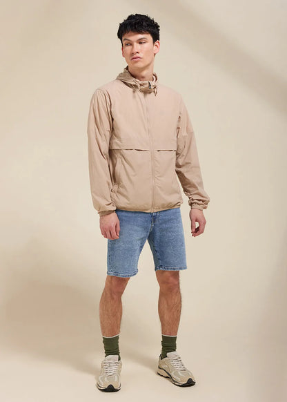 Ridge Cuban sand unisex hooded windbreaker