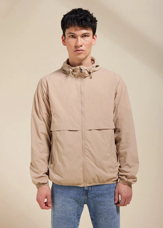 Ridge Cuban sand unisex hooded windbreaker