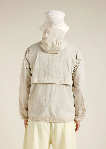 Unisex hooded windbreaker Ridge Oyster gray