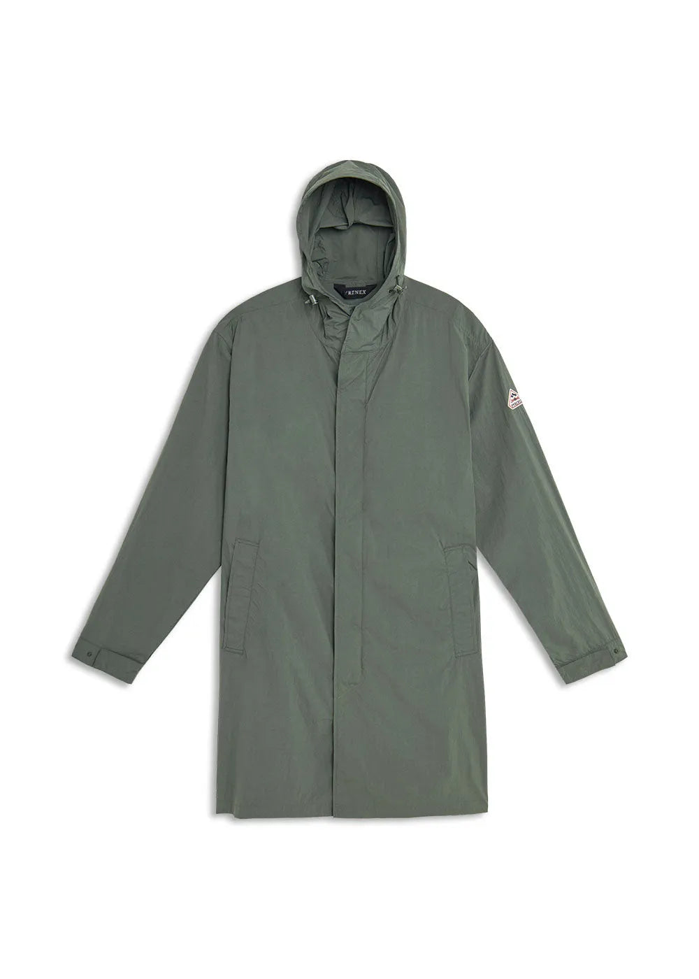 Long hooded unisex windbreaker Torrent Jungle